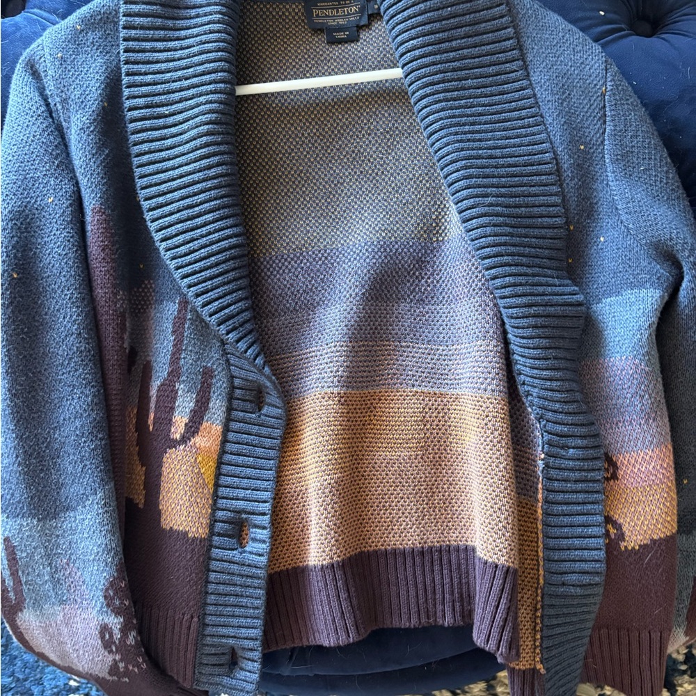 Pendleton Sunset Landscape Cardigan - image 3